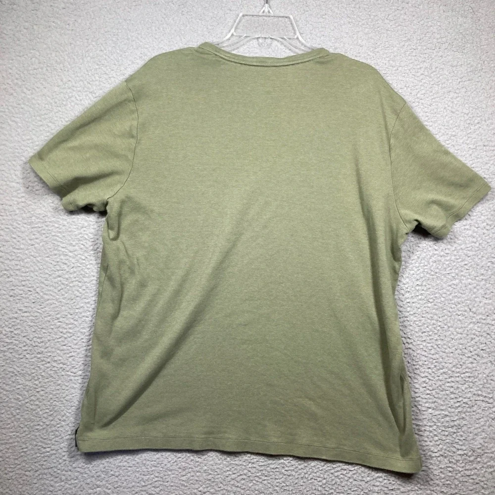 Banana Republic Luxe Touch Performance Tee Mens XL Green Grey 2 Pack Bundle